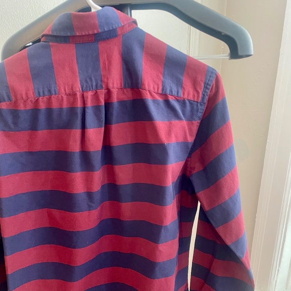 Striped Oxford Button Down - Size M, New - Picture 3 of 4